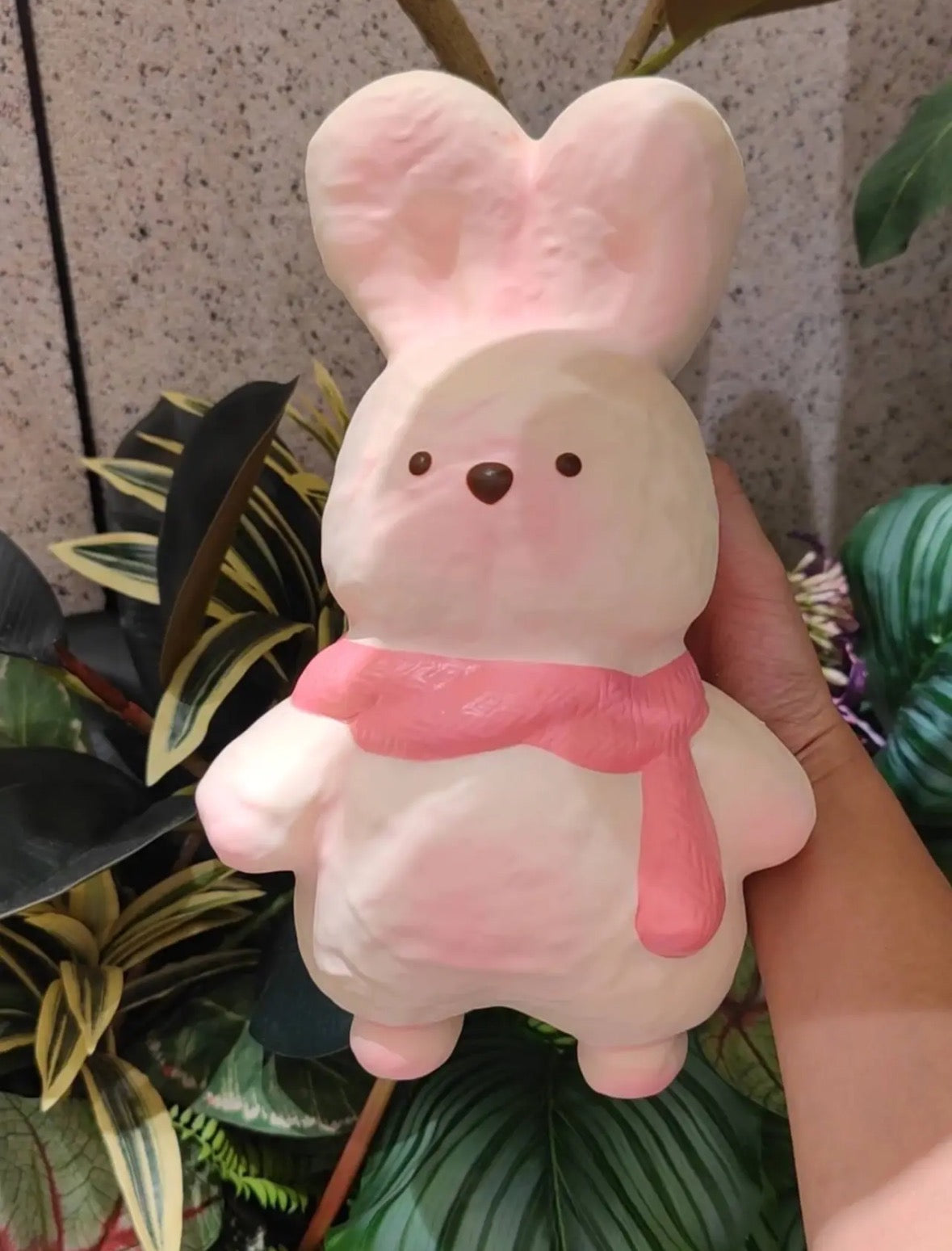 Huge bunny w lil cutie