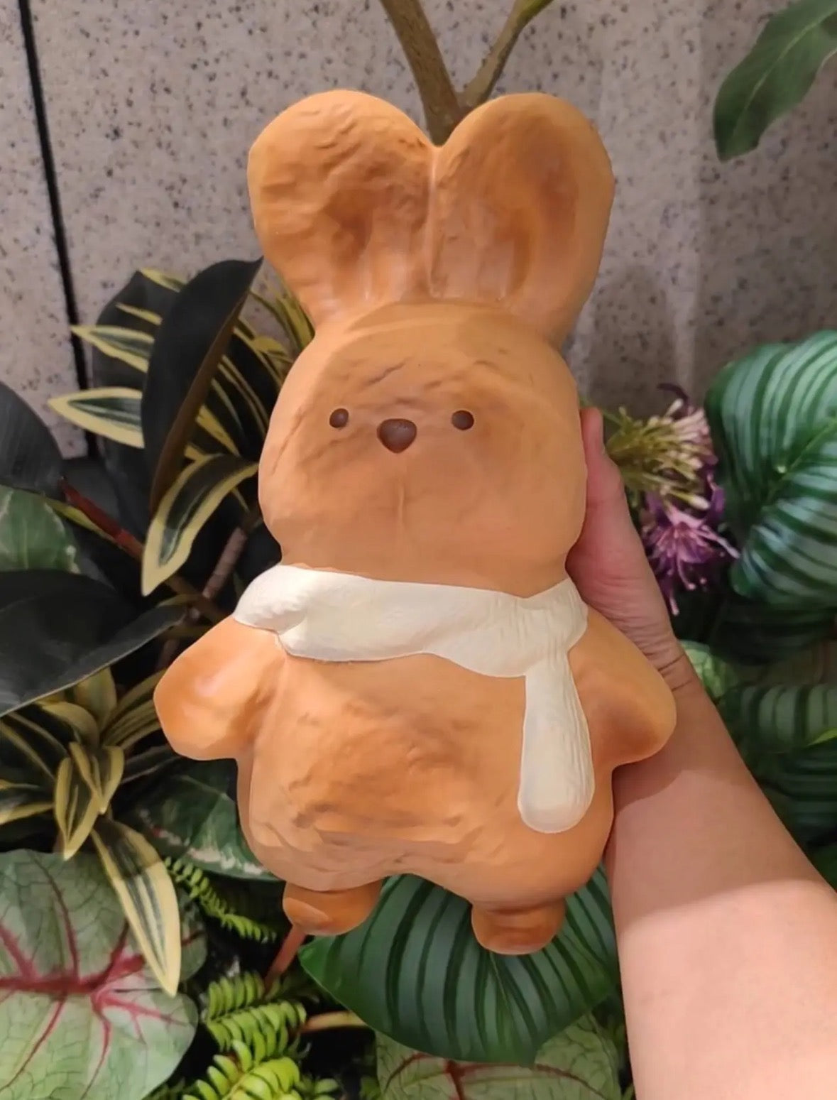 Huge bunny w lil cutie